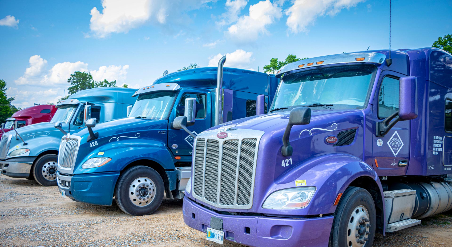 Diamond State Trucking truck banner